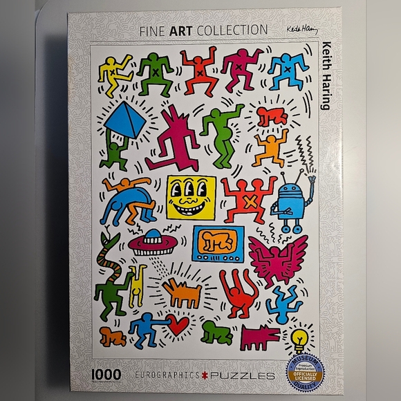 Eurographics Puzzles Fine Art Collection Keith Haring 1000-Piece Jigsaw Puzzle - Picture 9 of 11